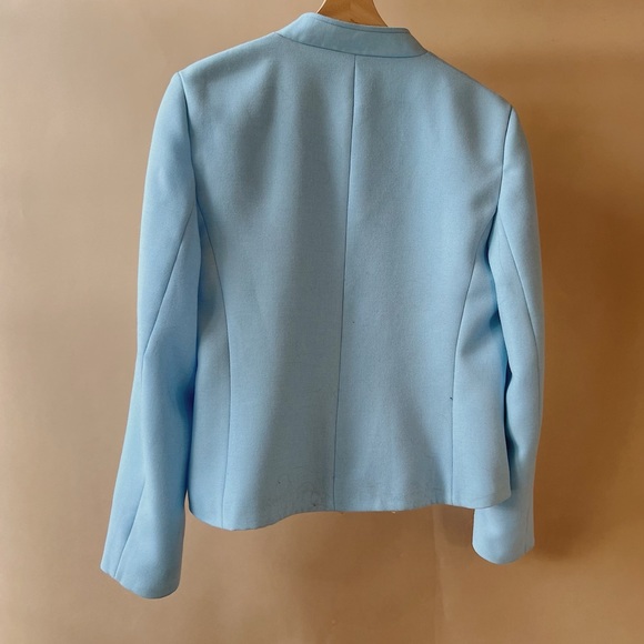Vintage Baby Blue Open Jacket for Spring - Picture 2 of 3